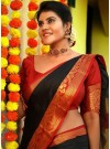 Demanding Black Colored Festive Wear Banarasi Art Silk Saree