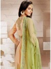 attractive georgette sea green anarkali suit