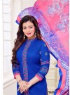 Attractive Blue  Cotton  Salwar suit