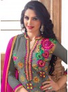 Alluring  Chanderi Salwar suit