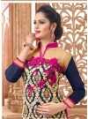 Alluring Chanderi Print Salwar suit