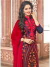 Amazing Chanderi Embroidered Salwar suit