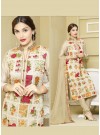 Attractive cotton satin Churidar Suit