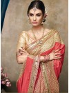 Chiffon Satin Designer Saree