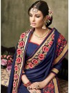 Amazing Embroidered Georgette Designer Saree