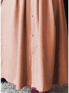 Glorious Linen Silk Dark Peach Designer Wear Western Gown