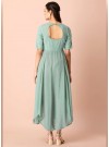 Light Sea Green Mirror Embroidered Georgette Kurta Set