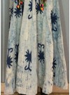 Ethnical Cotton Printed Embroidery Dress