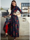 Stylish Front Cut-out Designer Wear Long Gown Style kurta