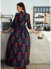 Stylish Front Cut-out Designer Wear Long Gown Style kurta