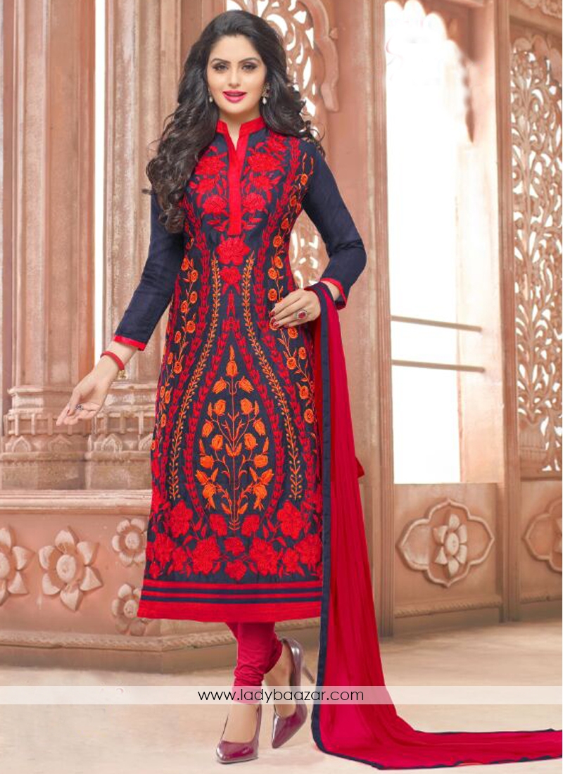 Embroidery best sale salwar suit