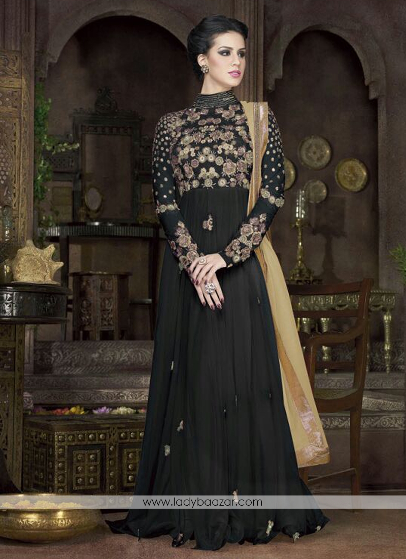 Attractive  Georgette Anarkali Suit