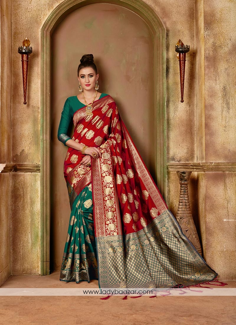 Banarasi Silk Traditional Designer Saree