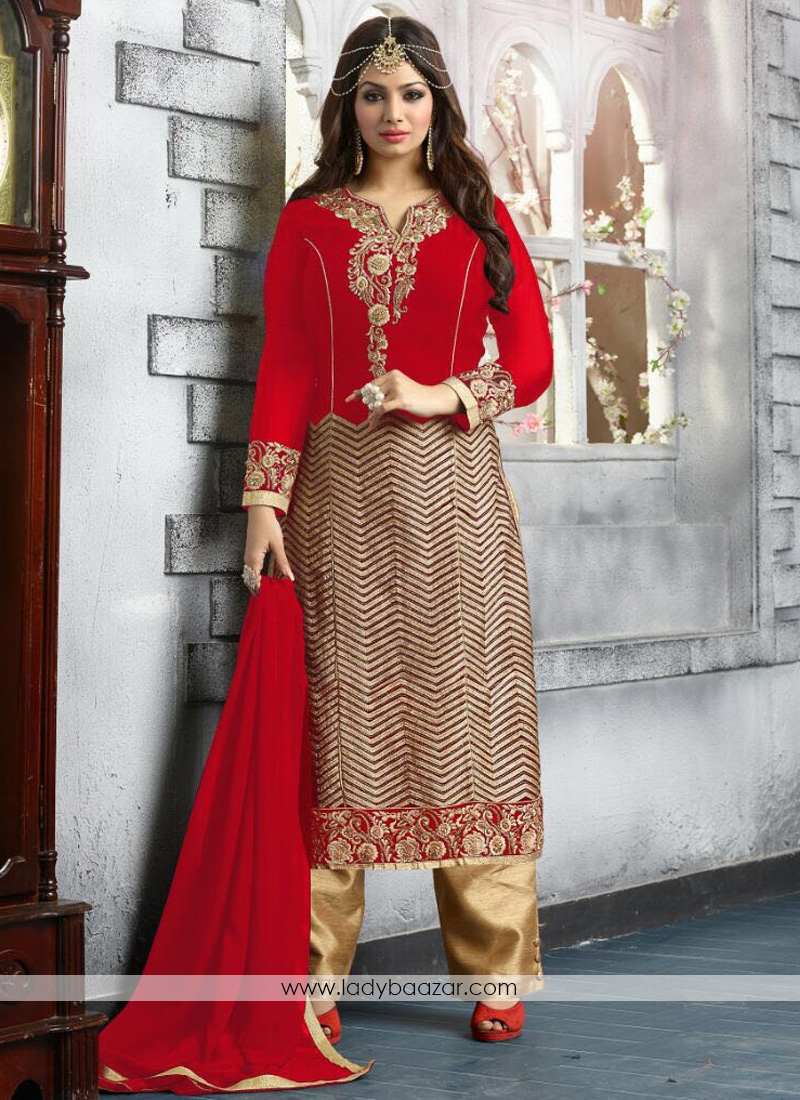 Beautiful Georgette Embroidered Salwar suit