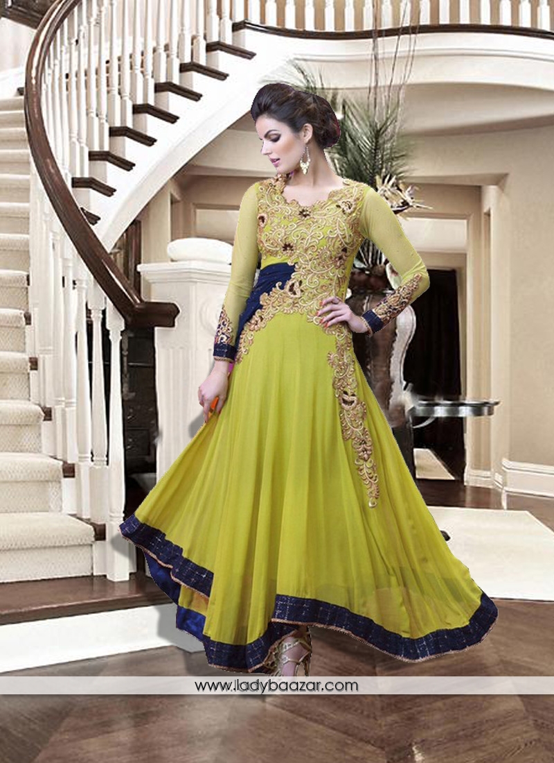 Blissful Georgette Anarkali Salwar Kameez