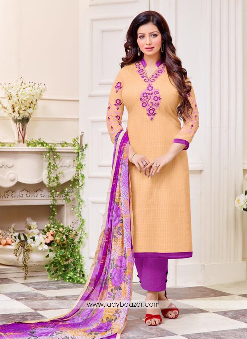 Cotton  Churidar Suit