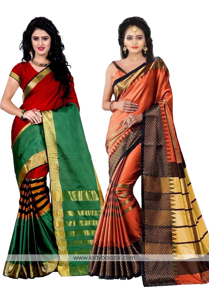 Sarees | Combo Silk Saree | Freeup