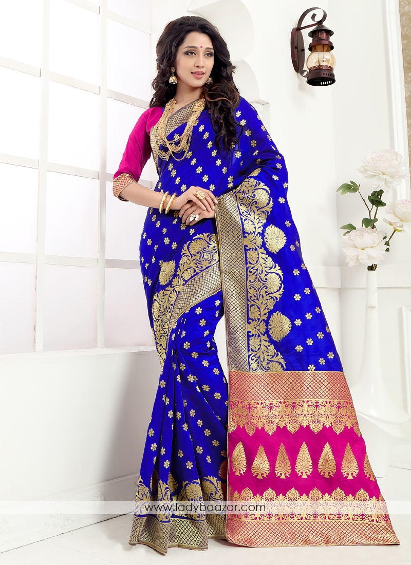 Distinctive Designer Banarasi silk saree