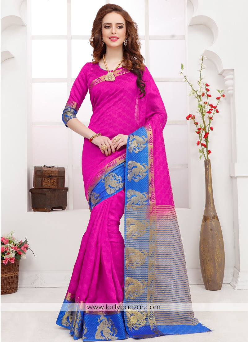 Distinctive Designer Banarasi Silk Saree