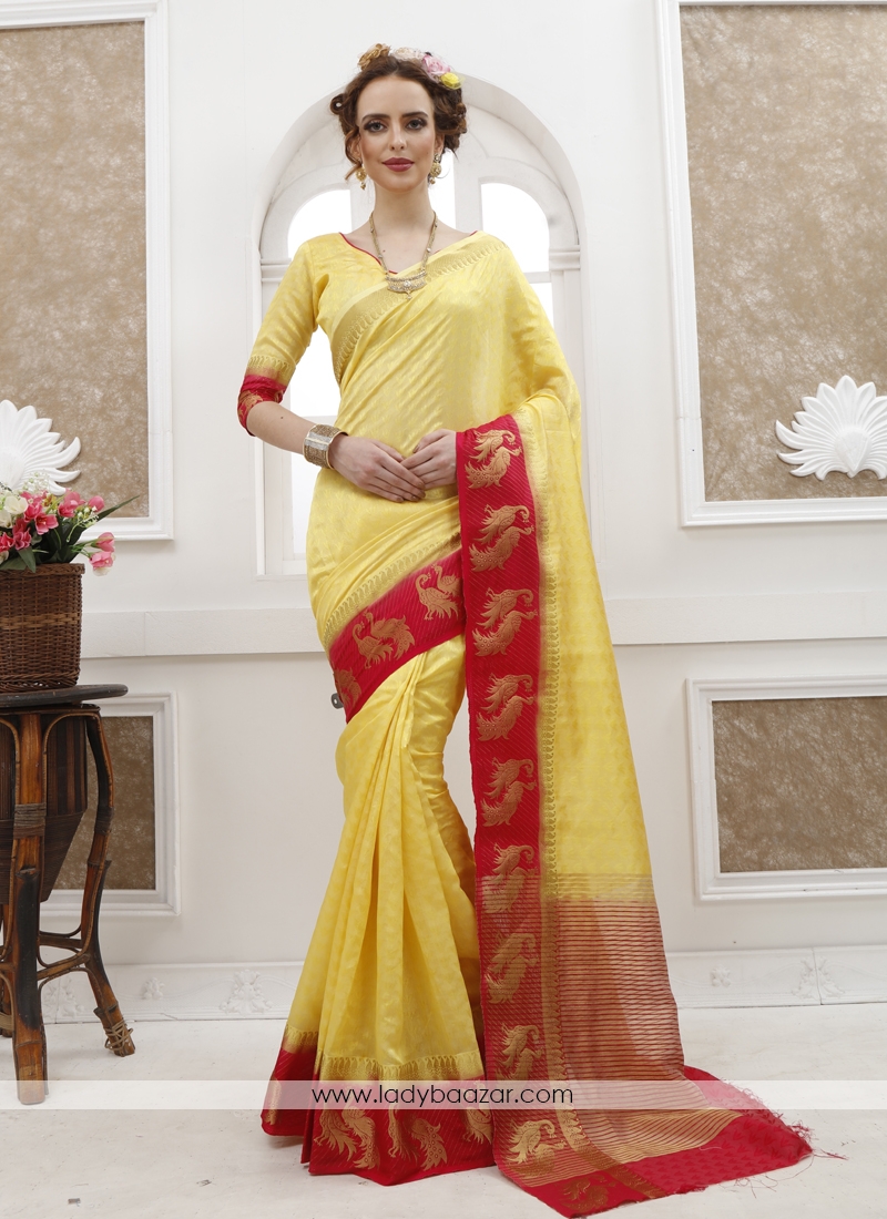 Distinctive Designer Banarasi Silk Saree