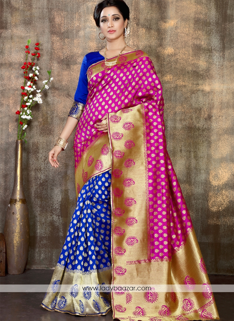 Distinctive Designer Banarasi Silk Saree