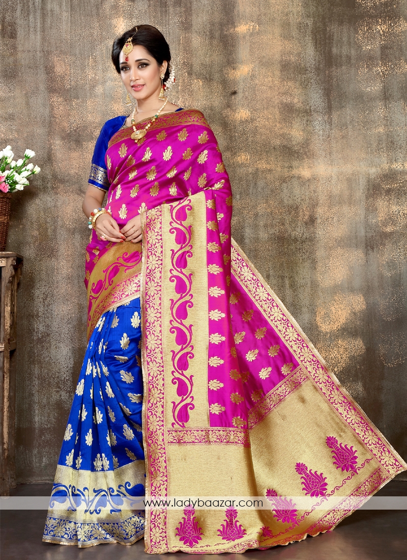 Distinctive Designer Banarasi Silk Saree