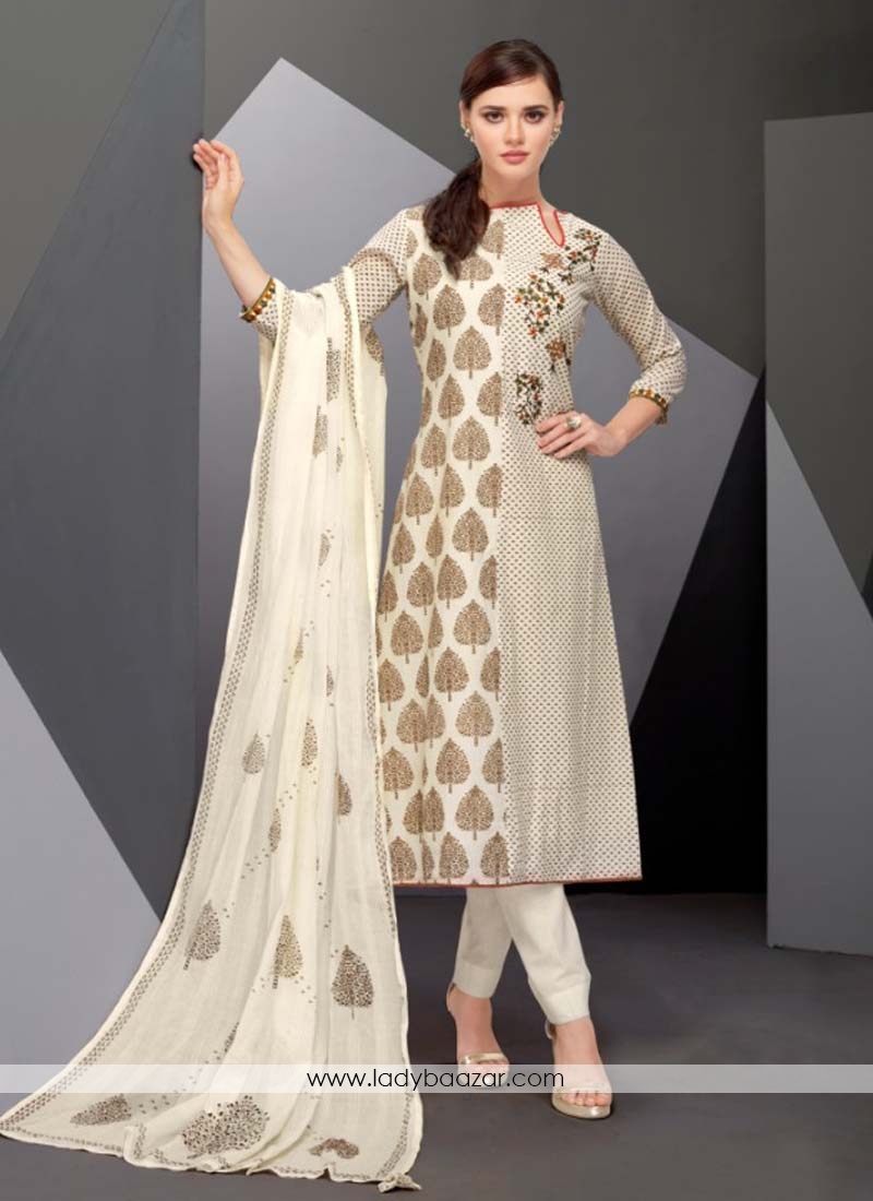 Divine Satin Multi Colour Designer Straight Suit