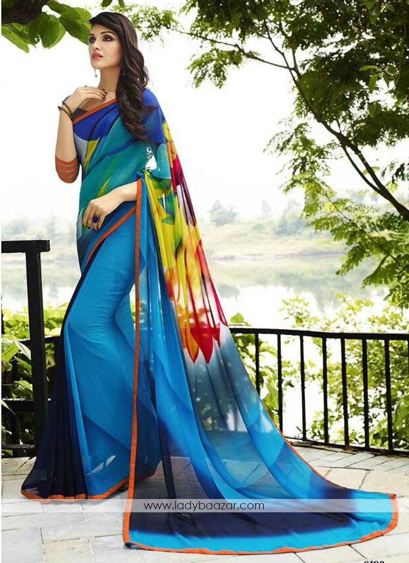 Fab Embroidered Weight Less Casual Saree