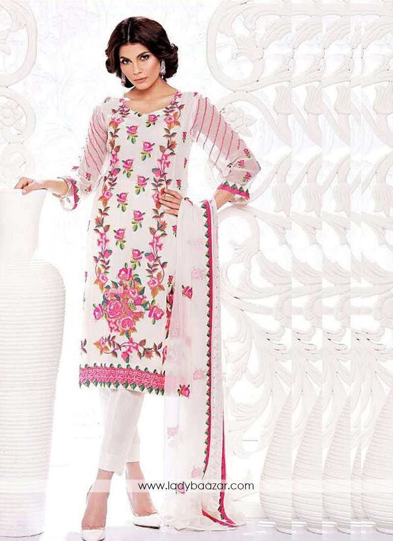 Winsomen faux  Georgette Designer Suit