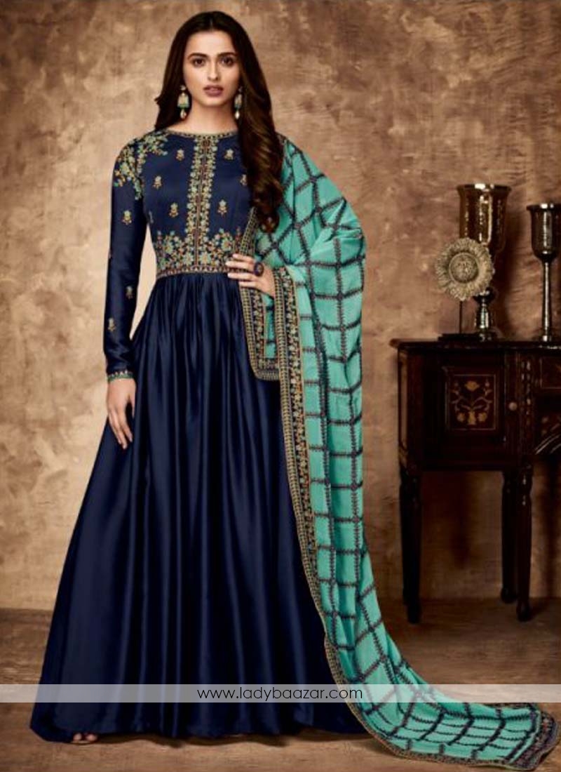 Festal Georgette Wedding Floor Length Anarkali Suit