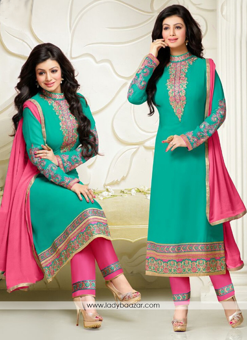 Fab Georgette Churidar Suit