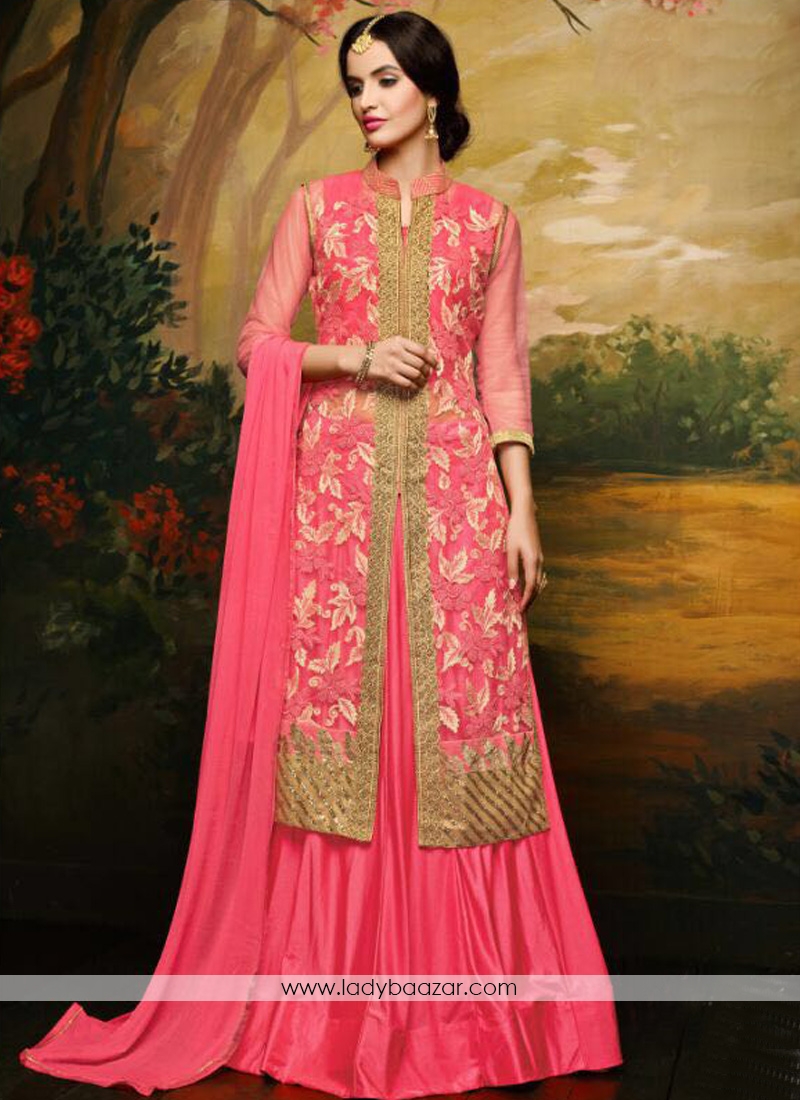 Glorious Banglori Silk Embroidered Anarkali Suit