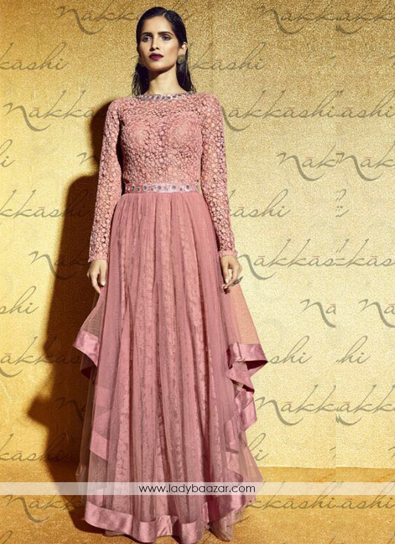 Glorious  net  Anarkali Suit