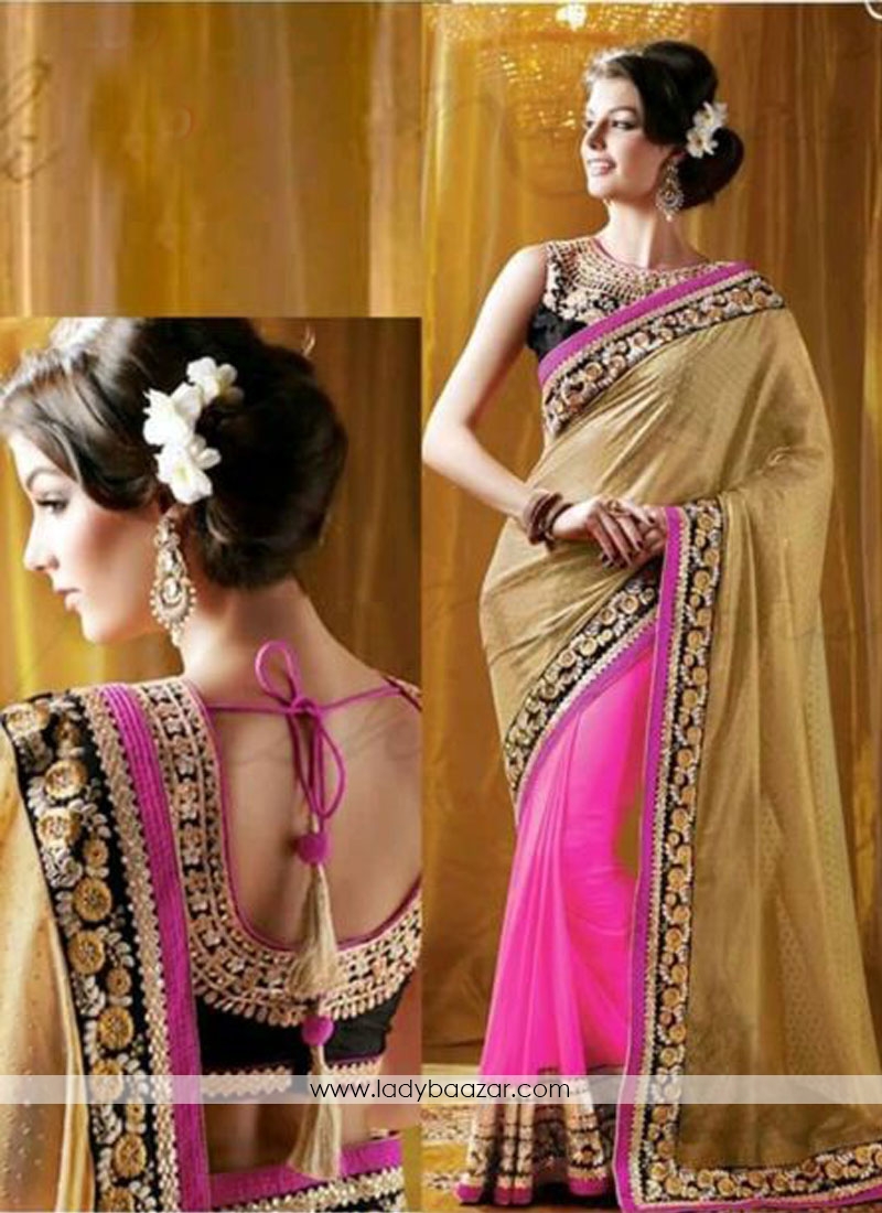 Glorious Embroidered Casual Saree