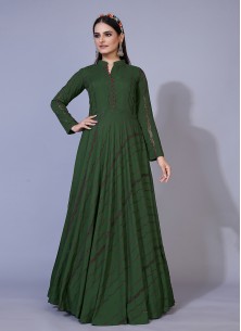 Green Maxi Partywear Gown