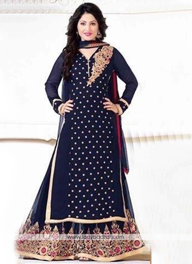 Hina Khan Georgette Anarkali Suit