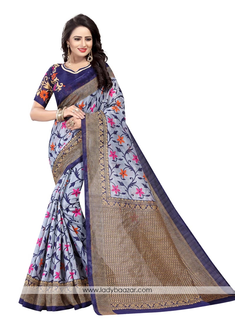 Imperial  Bhagalpuri Silk Casual Saree