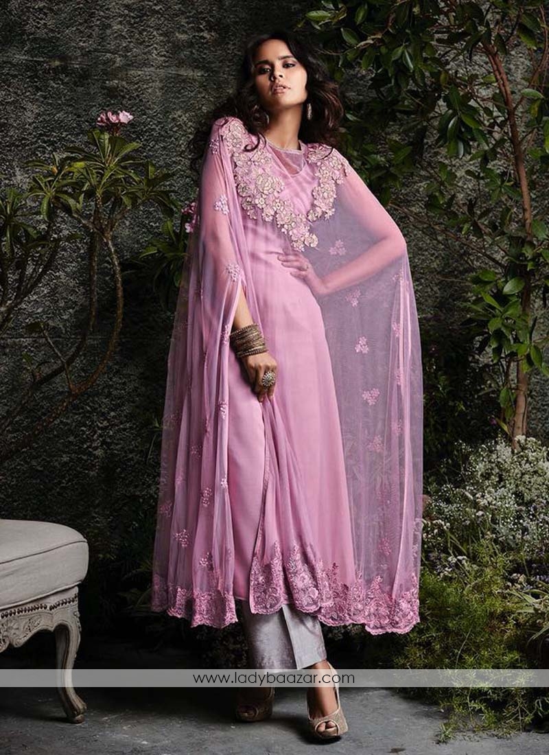 Imperial Embroidered Designer Palazzo Suit