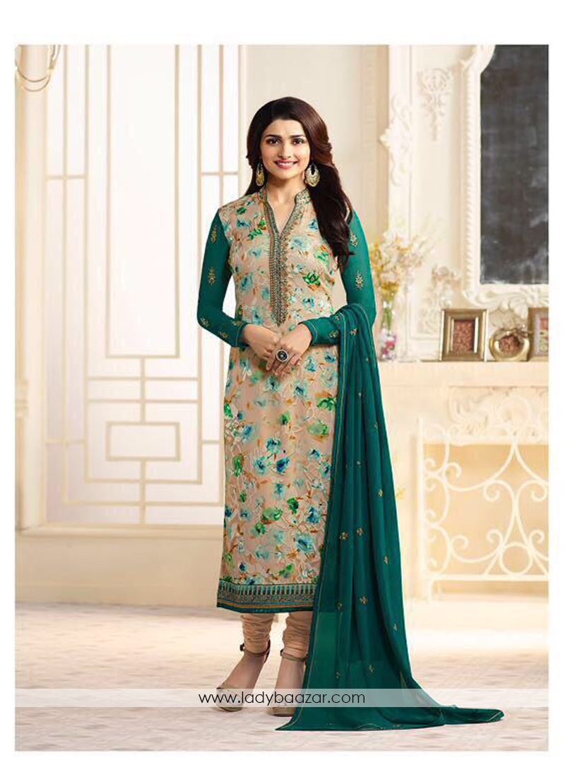 Marvelous Brasso Embroidered Work Designer Straight Suit