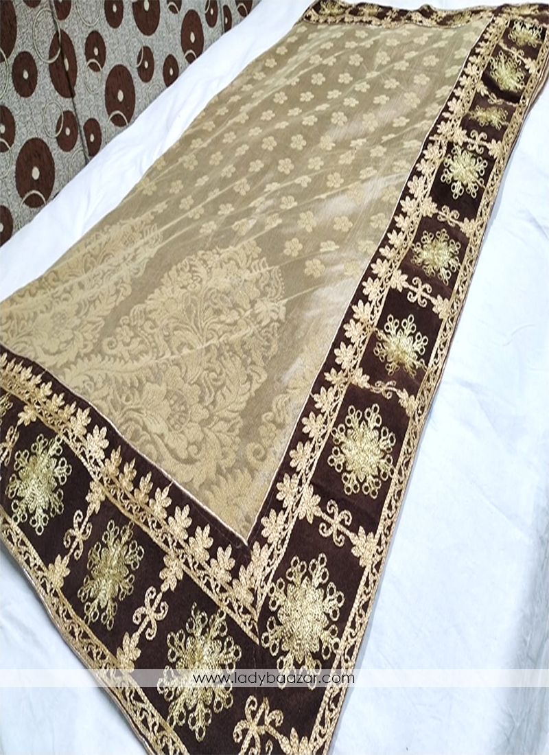 Prime Cream Jacquard Designer Saree