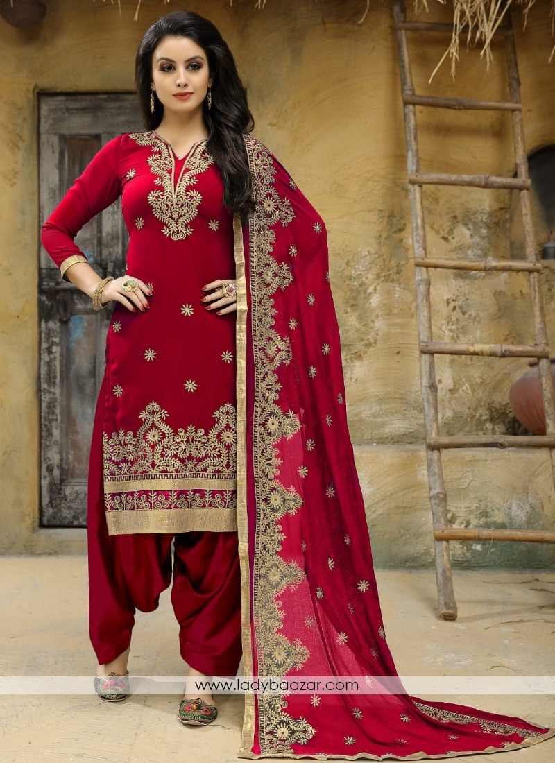 Georgette punjabi outlet suit