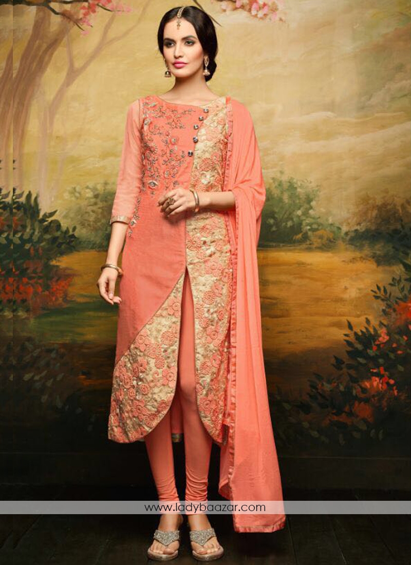 Gorgeous  Banglori Silk Churidar Suit