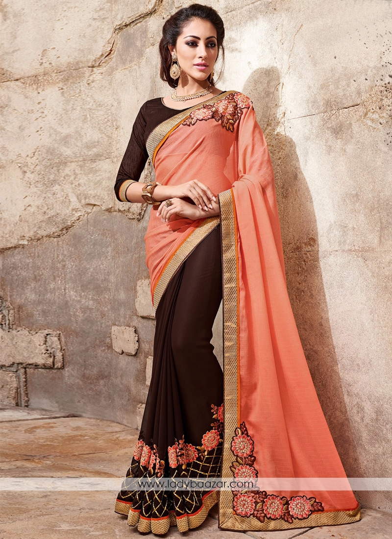 Remarkable Embroidered Casual Saree