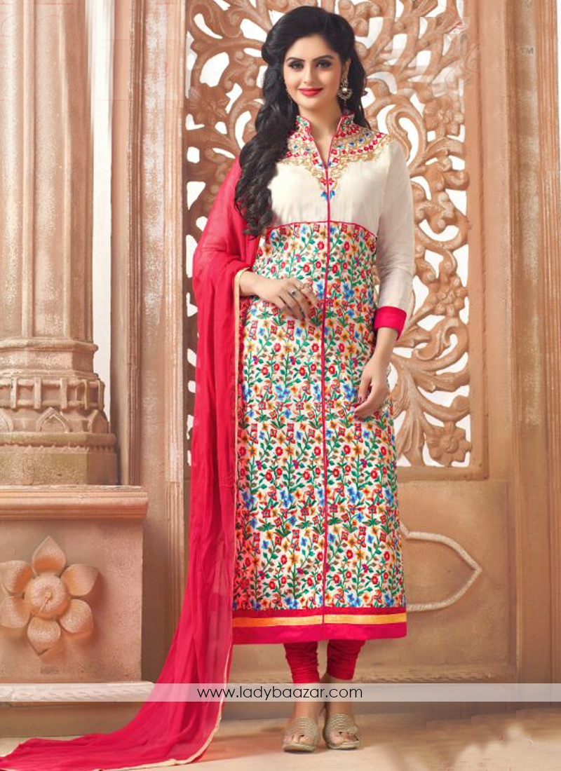 Dazzling chanderi Salwar suit