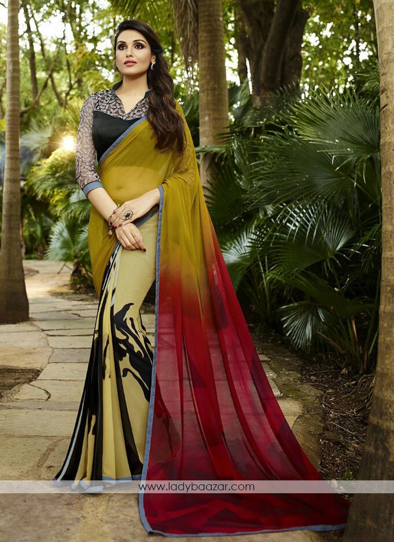 Atractive Weight Less Casual Saree