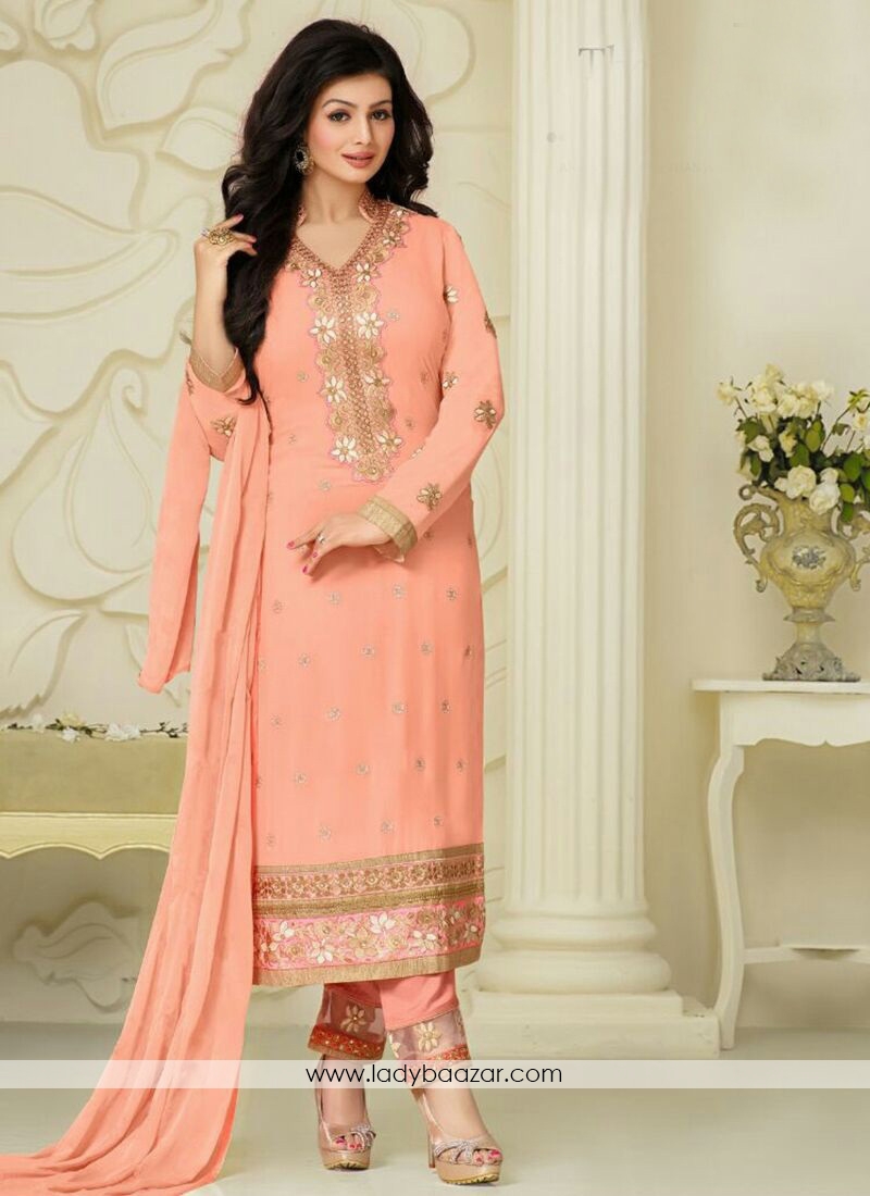 Zesty Georgette Designer Suit